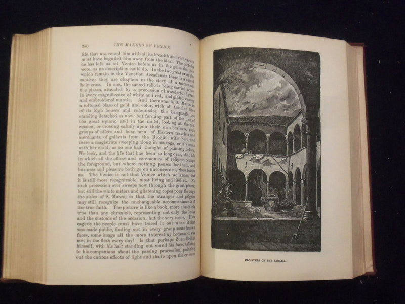 1900'S THE MAKERS OF VENICE HARDCOVER BOOK BY MRS. OLIPHANT - KD 8470