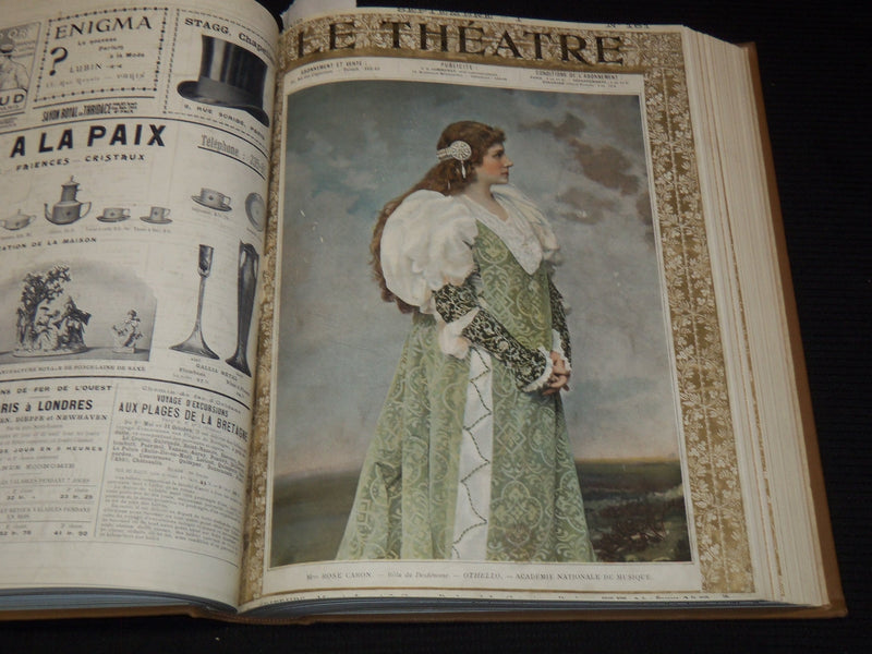 1905 JULY-DECEMBER LE THEATRE MAGAZINE BOUND VOLUME - 12 ISSUES - KD 2278K