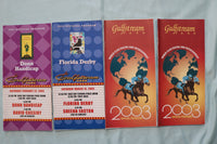 1985-2007 GULF STREAM PARK HORSE RACING PROGRAMS - LOT OF 62 - O 3957