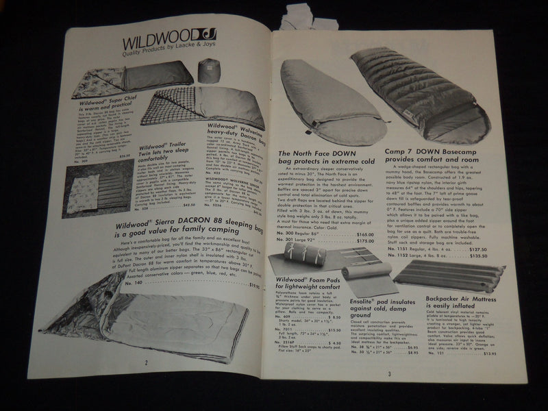 1976 WILDWOOD QUALITY PRODUCTS BY LAACKE & JOYS CATALOG - J 9136