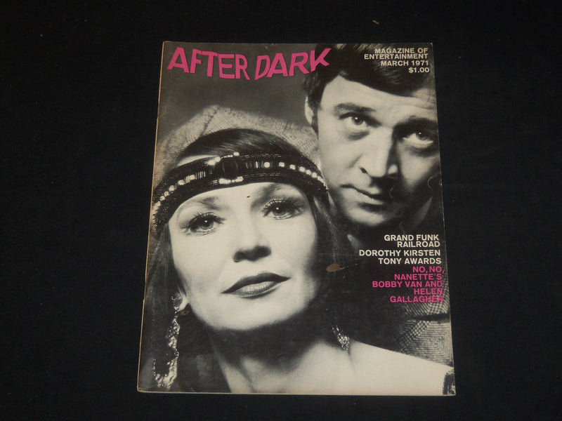 1971 MARCH AFTER DARK MAGAZINE - HELEN GALLAGHER & BOBBY VAN COVER - SP 4043