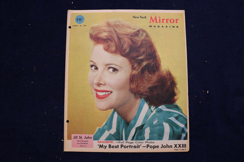 1959 MARCH 22 NY MIRROR MAGAZINE - JILL ST. JOHN COVER - E 22220