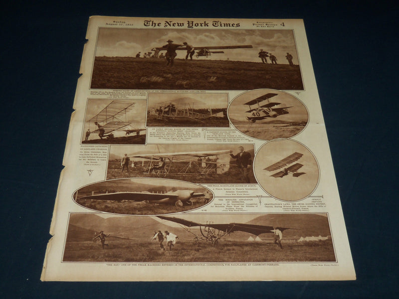 1922 AUGUST 27 NEW YORK TIMES PICTURE SECTION - GENE SARAZEN - NT 8870