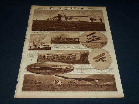 1922 AUGUST 27 NEW YORK TIMES PICTURE SECTION - GENE SARAZEN - NT 8870