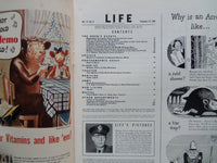 1943 FEBRUARY 22 LIFE MAGAZINE - ARMY AIR OBSERVER - L 327