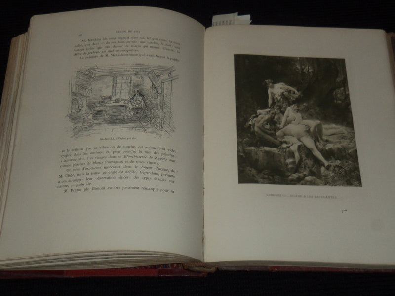 1883 SALON DE PH. BURTY PLANCHES EN PHOTOGRAVURE VOLUME - KD 1380A