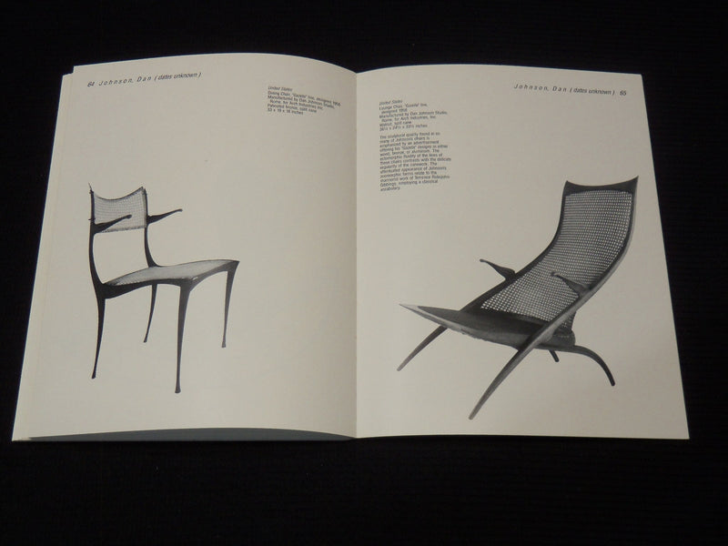 1984 MACKINTOSH TO MOLLINO - CHAIR DESIGN BOOK BY DEREK OSTERGARD - K 2156