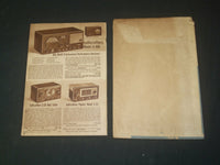 1948 ALLIED RADIO SPECIAL SUPPLEMENT NO. 116 & ENVELOPE - ST 997J