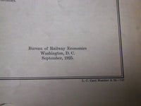 1925 STATISTICS OF RAILWAYS OF CLASS BOOK UNITED STATES 1916-1924 - J 5427