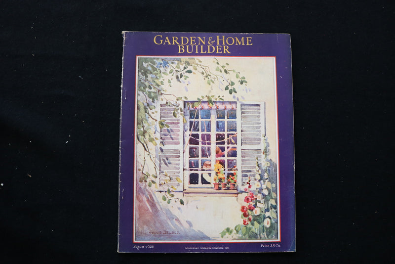 1928 AUG GARDEN & HOME BUILDER MAGAZINE - DECORATING THE HOUSE COVER - E 10462