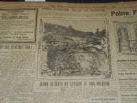 1906 SEPTEMBER 8 THE BOSTON HERALD - CAMBRIDGE ROWS HARVARD TODAY - BH 100