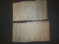 1849 THE AMERICAN REVIEW A WHIG JOURNAL LOT OF 12 - NICE ENGRAVINGS - WR 1230