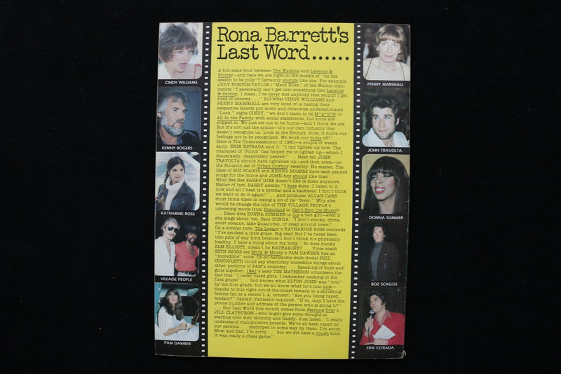 1980 MARCH RONA BARRETT'S GOSSIP MAGAZINE - JOHN SCHNEIDER COVER - E 24359