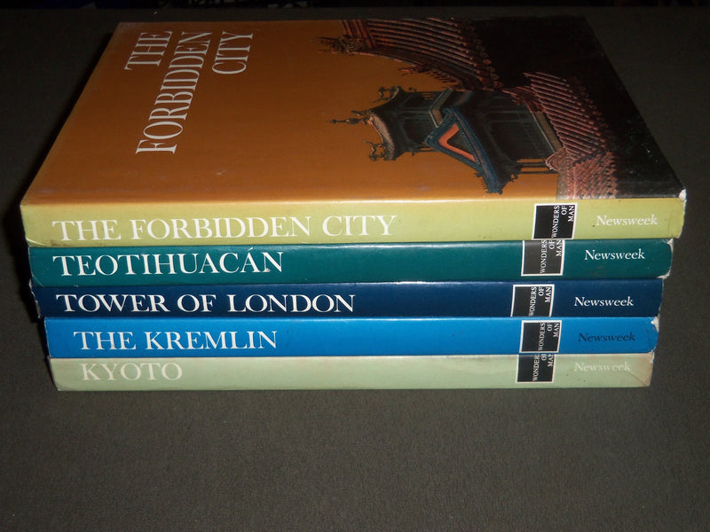 1971-1974 NEWSWEEK WONDERS OF MAN BOOK LOT OF 5 - GREAT PHOTOS - KD 453