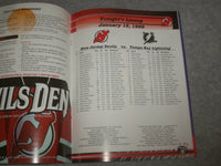 1999 JANUARY 15 CENTER ICE MAGAZINE - NJ DEVILS VS. TAMPA BAY LIGHTNING -ST 6863