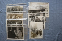 1930'S-1940'S FRENCH PRESIDENT ALBERT LEBRUN WIRE PHOTOGRAPHS- LOT OF 8 - K 3140