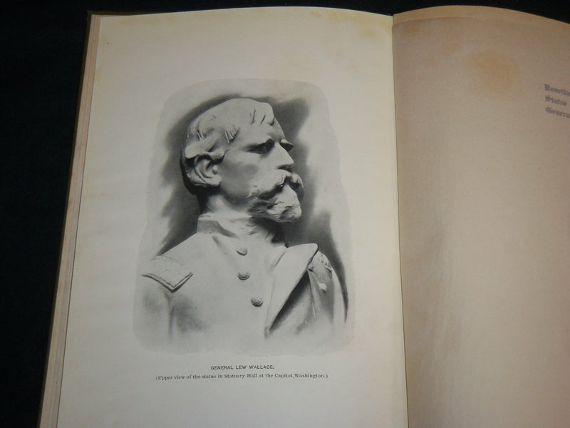 1910 GENERAL LEW WALLACE STATUE UNVEILING PROCEEDINGS - HARDCOVER - KD 6642