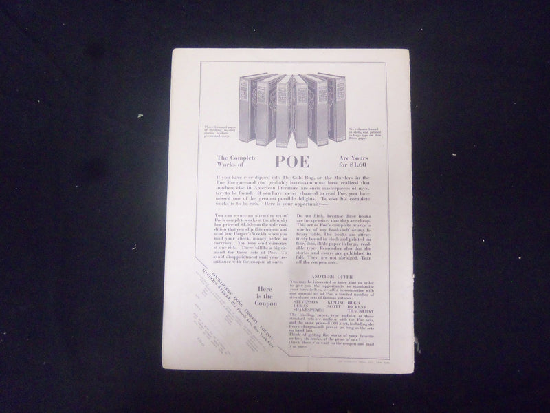 1916 JANUARY 15 HARPER'S WEEKLY MAGAZINE - NICE PHOTOS & ILLUSTRATIONS - ST 2518