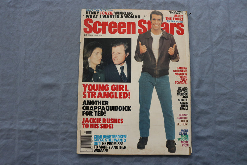 1976 JUNE SCREEN STARS MAGAZINE - HENRY WINKLER COVER - ST 1007Y