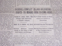 1920 NOVEMBER 10 NEW YORK TIMES - BASEBALL CONFLICT SHIFTS TO MINORS - NT 6729