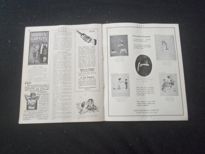 1914 JANUARY 29 LIFE MAGAZINE - THE ENCORE - L 758R