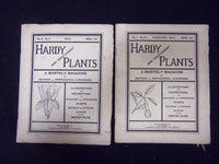 1930 FEBRUARY HARDY AND HALF-HARDY PLANTS MAGAZINE - LOT OF 2 - ST 3270