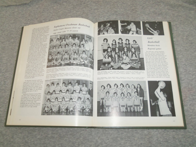 1978 ATODNEM MENDOTA HIGH SCHOOL YEARBOOK - MENDOTA, ILLINOIS - YB 2488