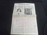1962 FEB 20 THE EVENING BULLETIN NEWSPAPER - JOHN GLENN ORBITS EARTH - NP 5771
