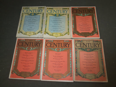 1926 THE CENTURY MAGAZINE - LOT OF 12 - COMPLETE YEAR - MANY STORIES - WR 1158A