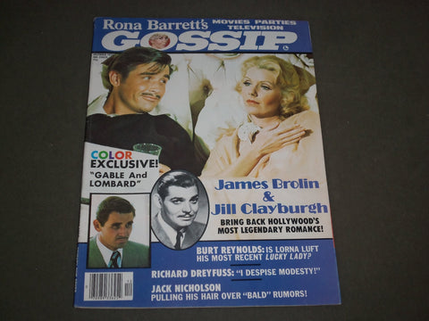 1975 DECEMBER RONA BARRETT'S GOSSIP MAGAZINE - JAMES BROLIN & CLAYBURGH - M 215