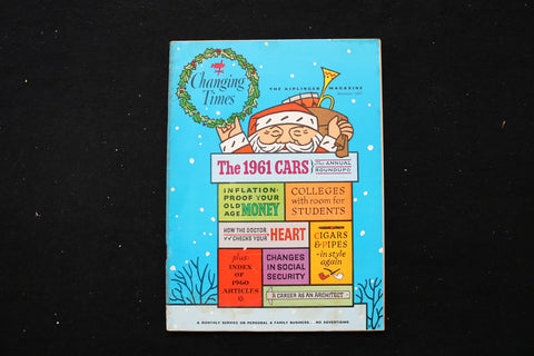 1960 DECEMBER CHANGING TIMES MAGAZINE - THE 1961 CARS COVER - E 10902