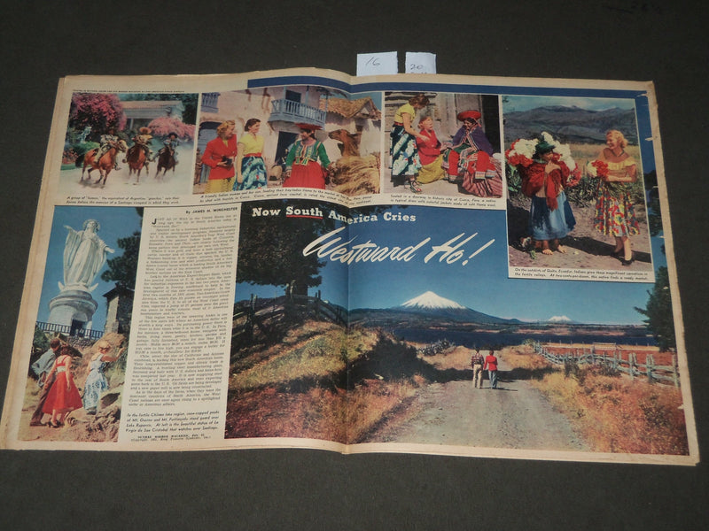 1951 JULY 15 MIRROR MAGAZINE SECTION - ESTHER WILLIAMS COVER - J 3023