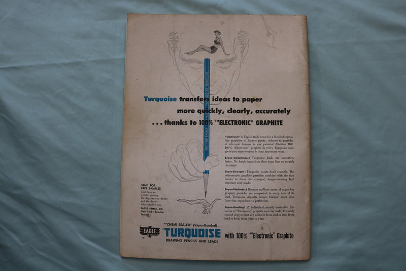 1953 MARCH AMERICAN ARTIST MAGAZINE - A GREAT ILLUSTRATION COVER - E 26586