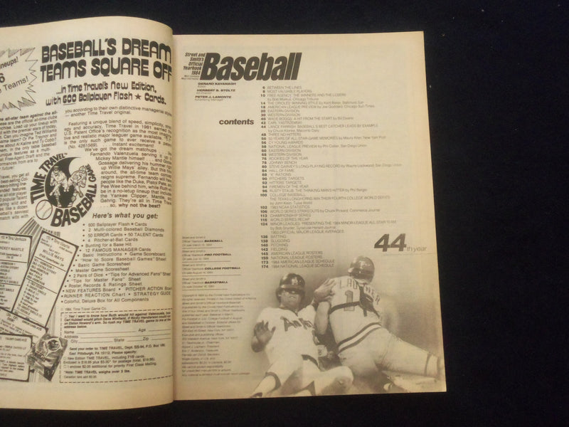 1984 STREET AND SMITH'S BASEBALL MAGAZINE - DALE MURPHY COVER - SP 1523K