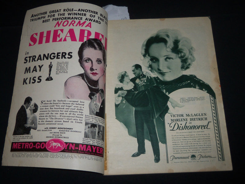1931 MAY SCREEN ROMANCES MOVIE MAGAZINE - ANN HARDING COVER - M 435