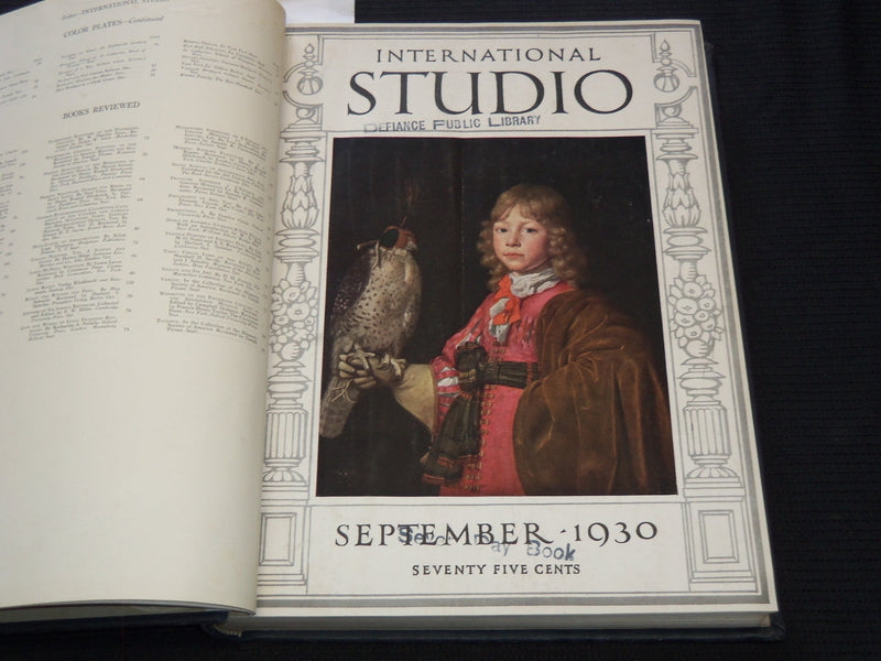 1930 SEPT-DEC THE INTERNATIONAL STUDIO MAGAZINE BOUND VOLUME - KD 1870F