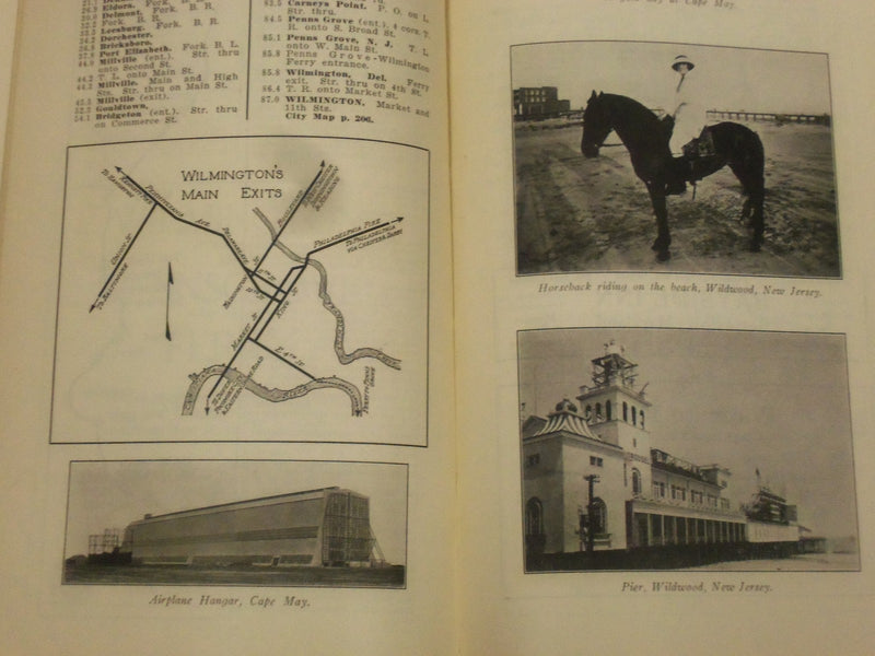 1926 EASTERN TOURS KEYSTONE AUTO CLUB PHILADELPHIA PA GUIDE W/ MAP - J 1878