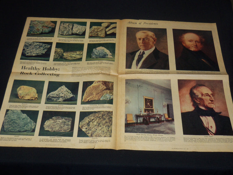 1955 MAY 1 COLORAMA SECTION-PHILADELPHIA INQUIRER- ALBUM OF PRESIDENTS - NP 8986
