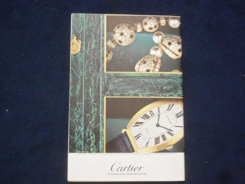 1990 PANORAMA BOSTON VISTOR GUIDE PROGRAM - KATE BURTON + 3 SIGNATURES - J 9713