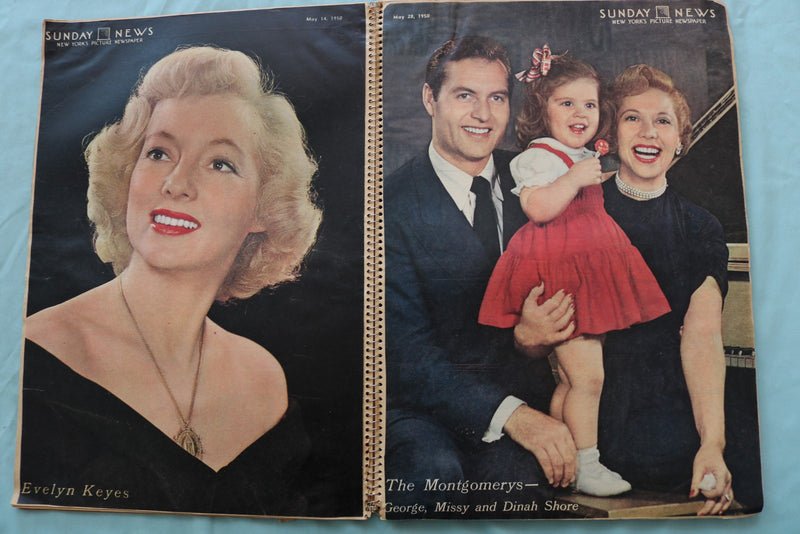 1950'S MOVIE STAR COLOROTO PHOTOS SCRAPBOOK - E 26499
