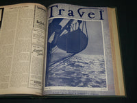 1941 NOV-1942 OCT TRAVEL MAGAZINE BOUND VOLUME - GREAT COVERS - KD 5989