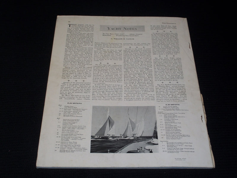 1932 JUNE THE SPORTSMAN MAGAZINE NICE COVER & INSIDE SPORTS - E 4285
