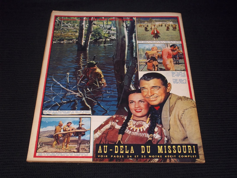 1953 JUNE 5 CINEMONDE MAGAZINE - RUTH ROMAN & GARY COOPER COVER - E 24812