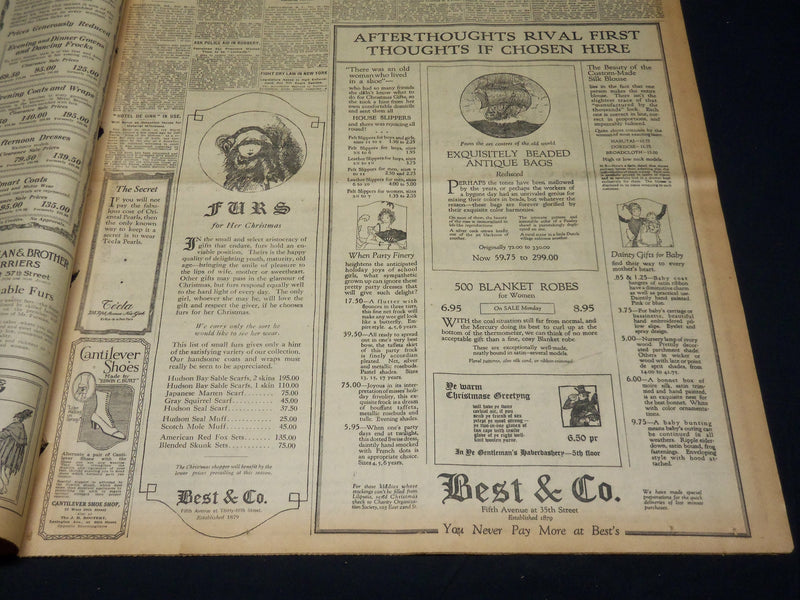 1919 DECEMBER 21 NEW YORK TIMES - UNDERWOOD MOVES FOR TREATY ACCORD - NT 8536