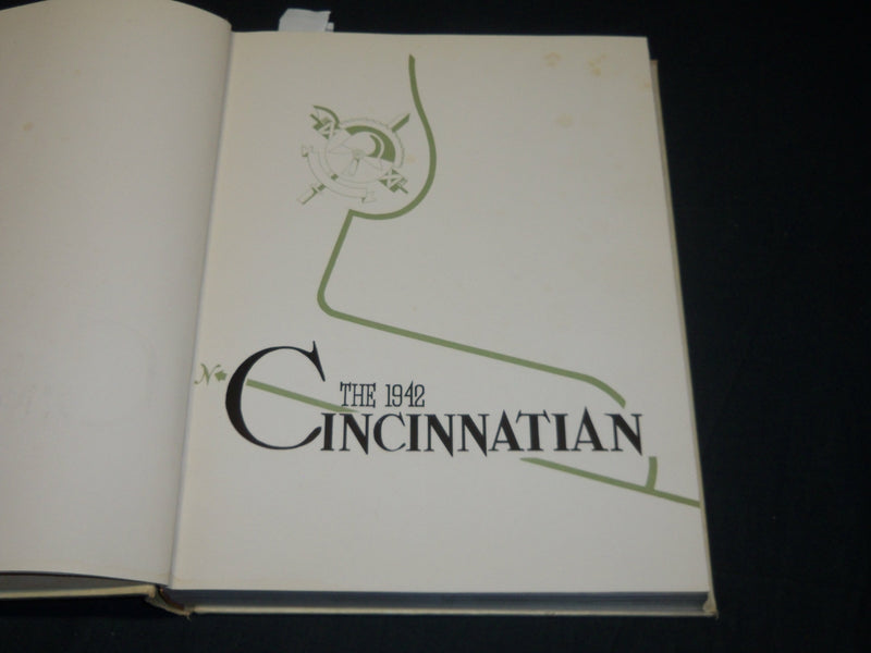 1942 CINCINNATIAN UNIVERSITY OF CINCINNATI YEARBOOK - NICE PHOTOS - YB 1944