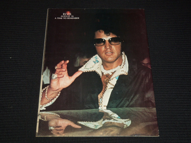 1978 NO. 1 16 MAGAZINE PRESENTS ELVIS A TIME TO REMEMBER MAGAZINE - E 15467