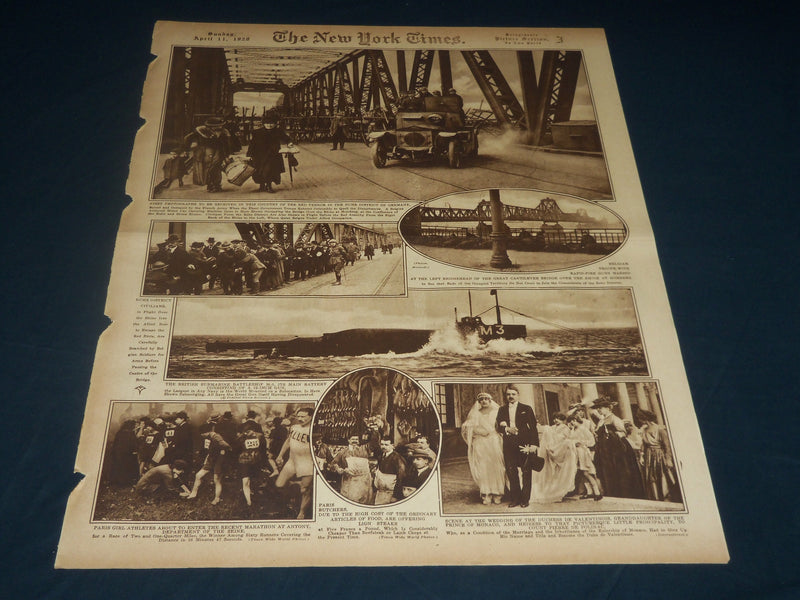 1920 APRIL 11 NEW YORK TIMES PICTURE SECTION - JOHN BURROUGHS - NT 8761