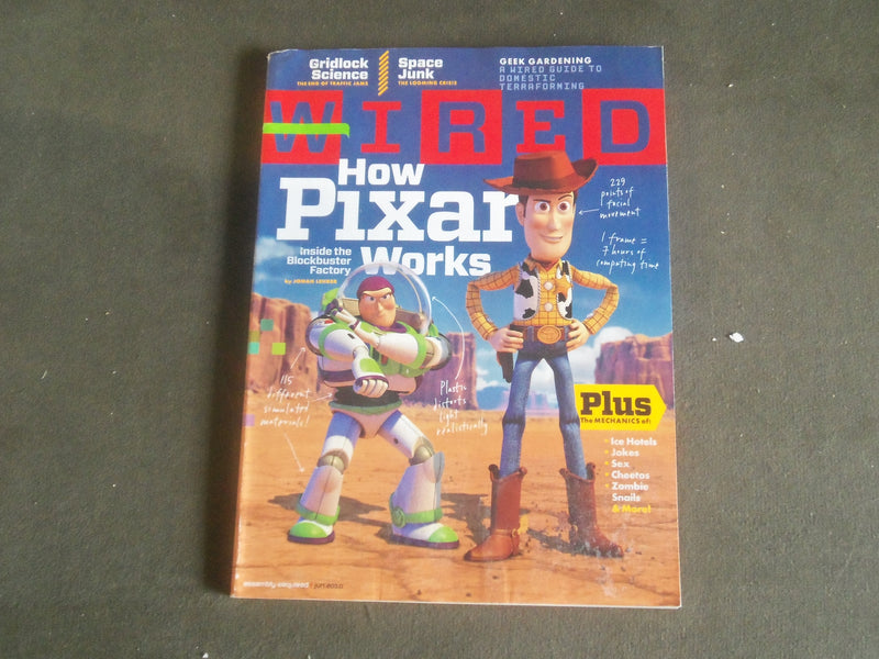 2010 JUNE WIRED MAGAZINE - HOW PIXAR WORKS COVER - B 5341M
