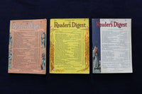 1943 READER'S DIGEST MAGAZINE - LOT OF 9 - O 3446