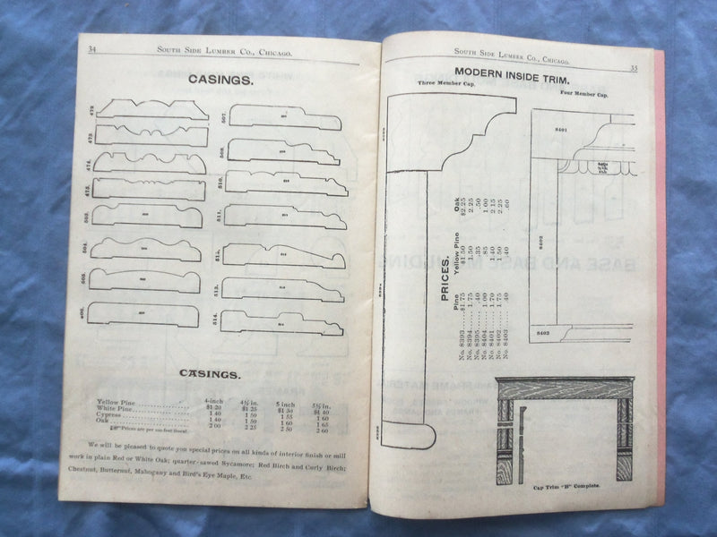 1900 SOUTH SIDE LUMBER CO. SOFTCOVER CATALOG - CHICAGO, ILLINOIS - K 302